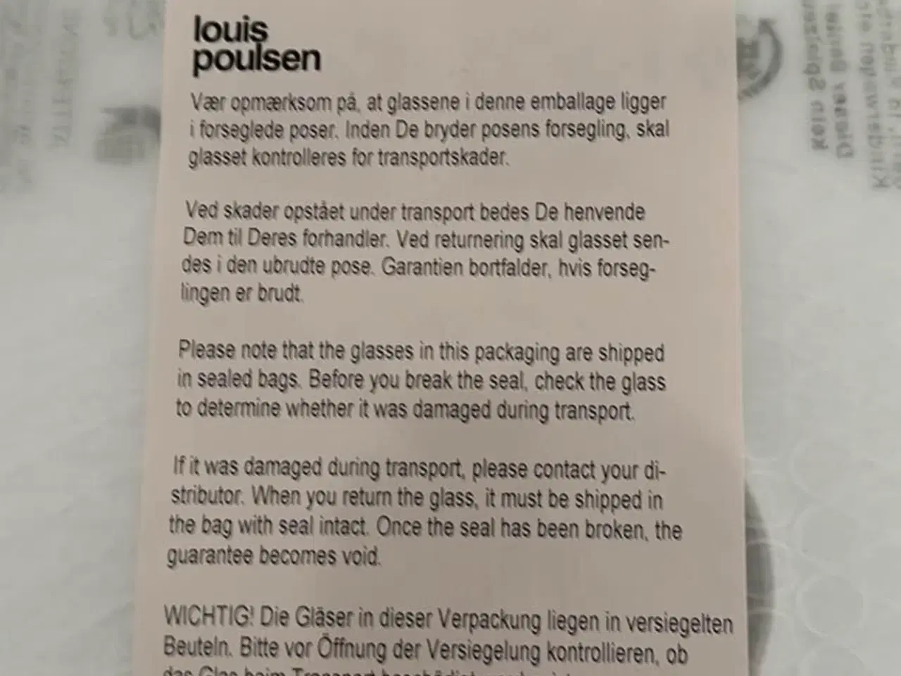 Billede 7 - Poul Hemmingsen Pendel hvid opal 4 1/2 - 4 helt ny