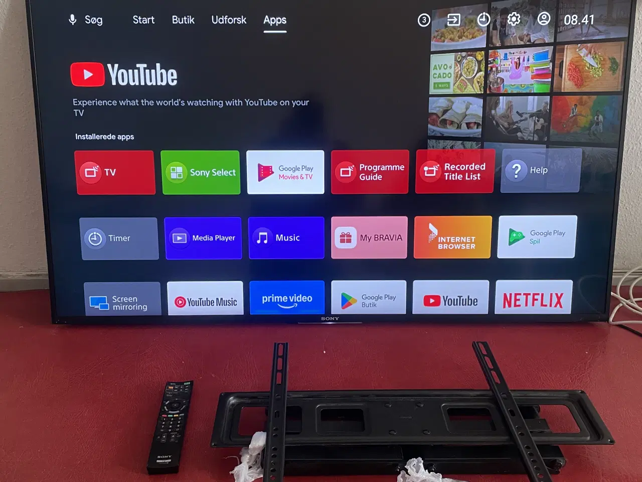 Billede 2 - Smart TV   Sony 55 tommer,  med  fjernbetjening