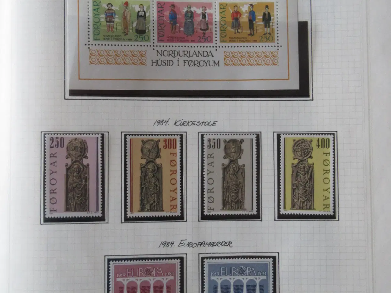 Billede 11 - Færøerne start samling postfriske frimærker