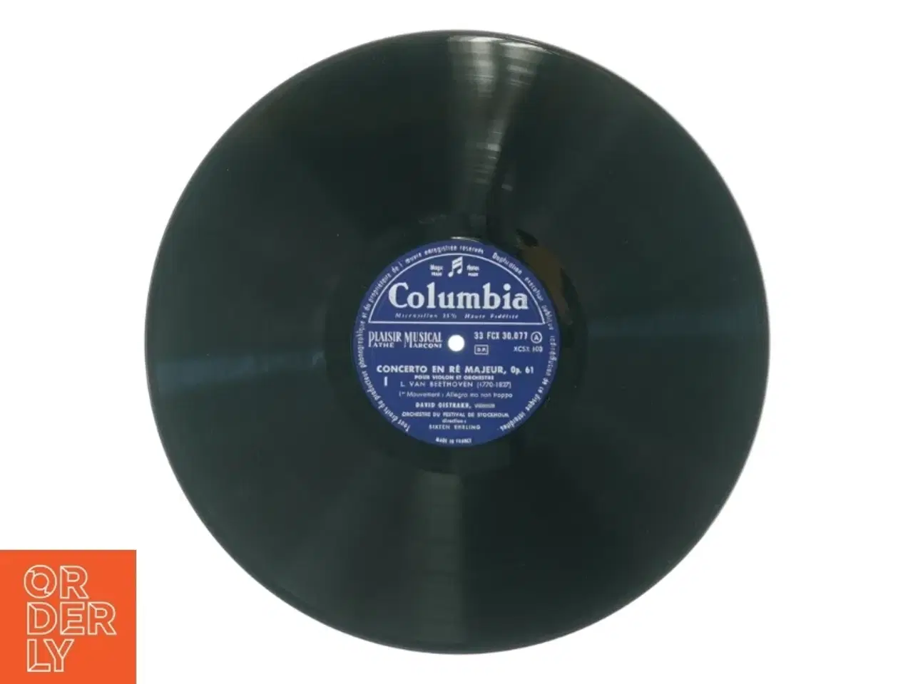 Billede 2 - Beethoven concerto pour violin, David Oistrakh fra Columbia (str. 30 cm)