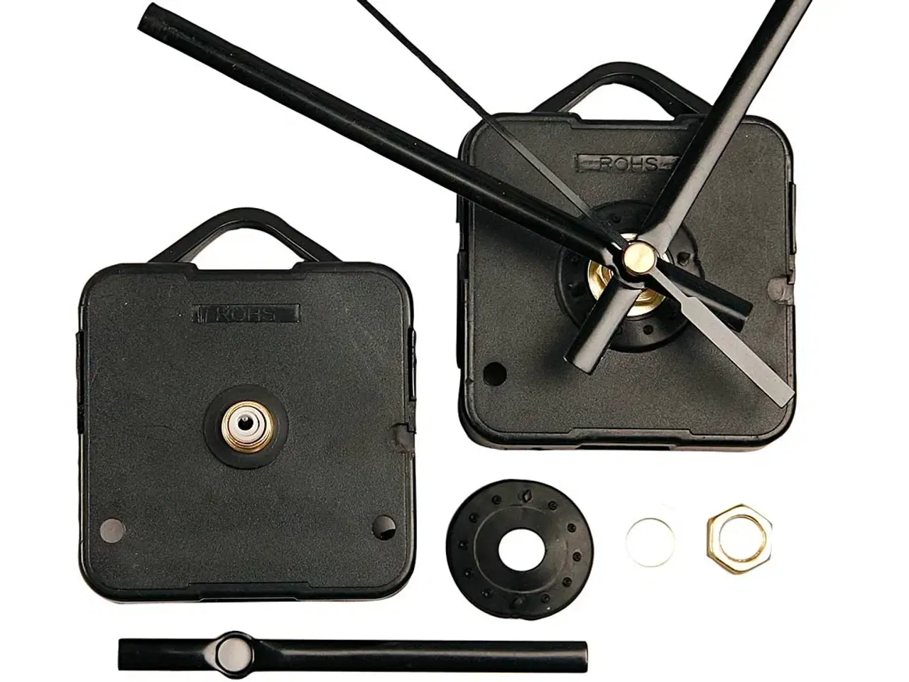 Billede 1 - DIY Urværk med sorte visere - Max 6 mm tykkelse