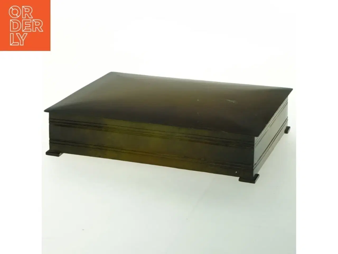 Billede 1 - Bronze æske til opbevaring (str. 20 x. 14,5 cm)