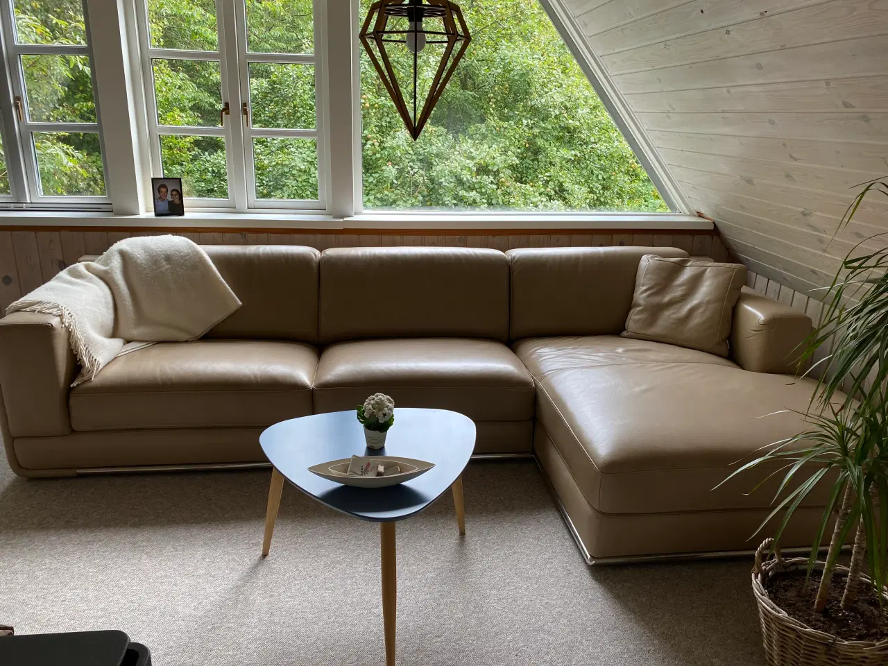 Billede 2 - Lækker italiensk hjørne sofa i læder
