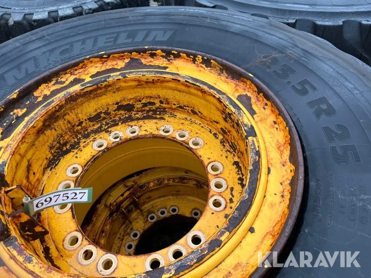 Billede 6 - Komplethjul Michelin til Volvo L110 og 120 - 4 styk