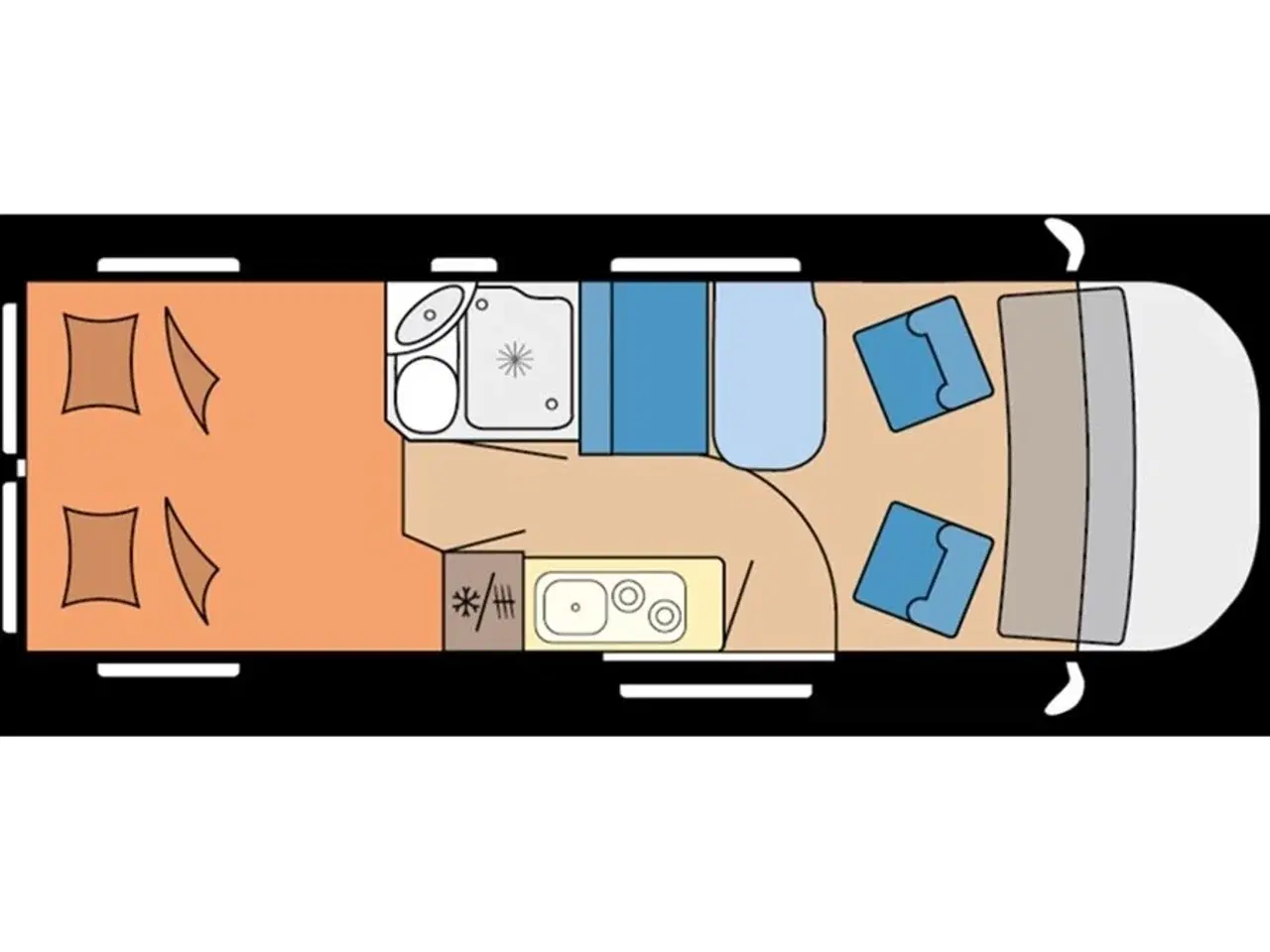 Billede 9 - 2026 - Hobby Prestige VAN 640 ET First Edition Lækker Campervan fra Hobby med 180 Hk og automatgear fra Hinshøj Caravan.
