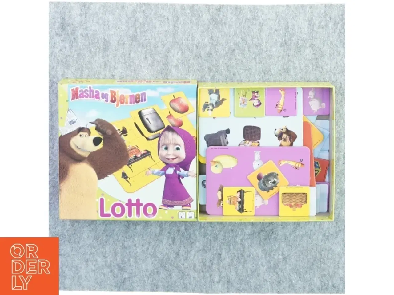 Billede 2 - Billedlotteri masha og bjørnen fra Barbo Toys (str. 19 x 19 cm)