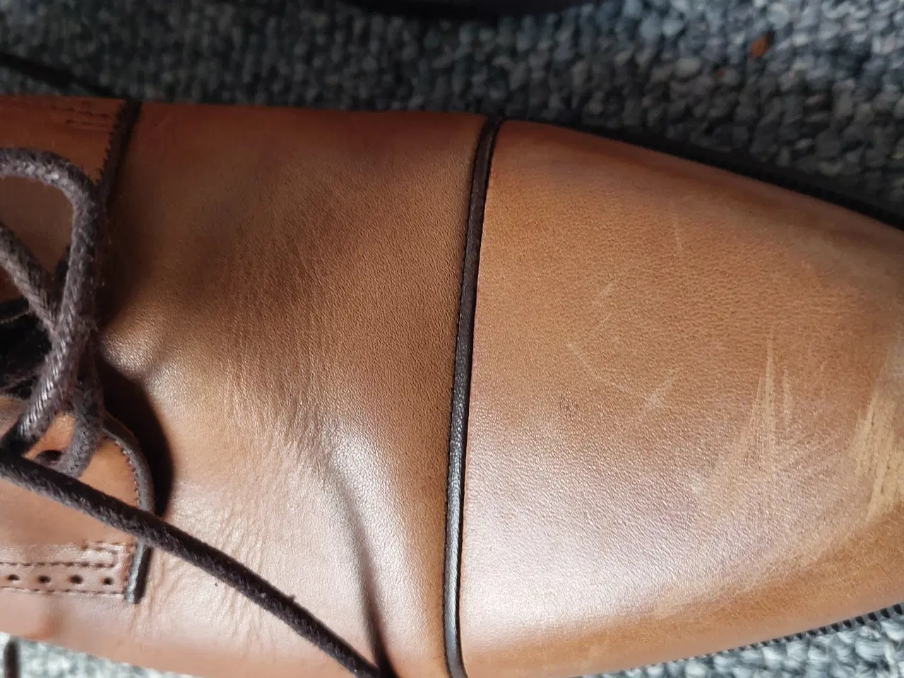 Billede 6 - elegant herre sko i lysebrun læder