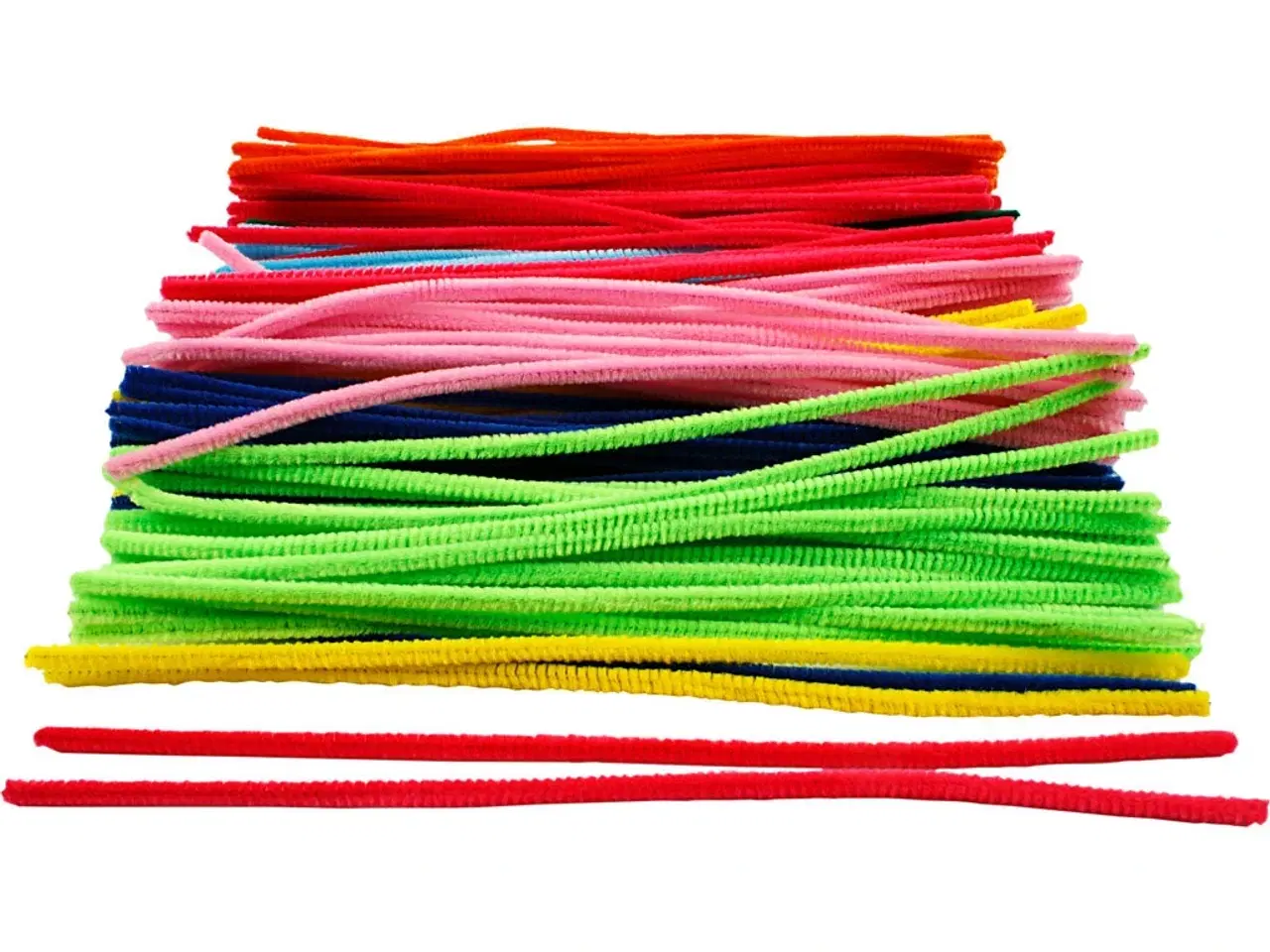 Billede 1 - Chenille Piberensere 30 cm - 200 Ass. Farver