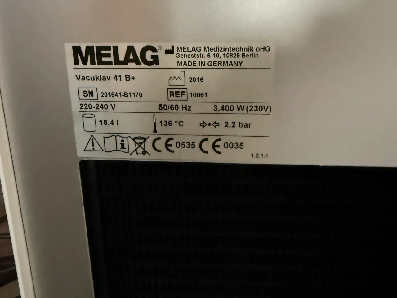 Billede 4 - Melag Vacuklav 41B+