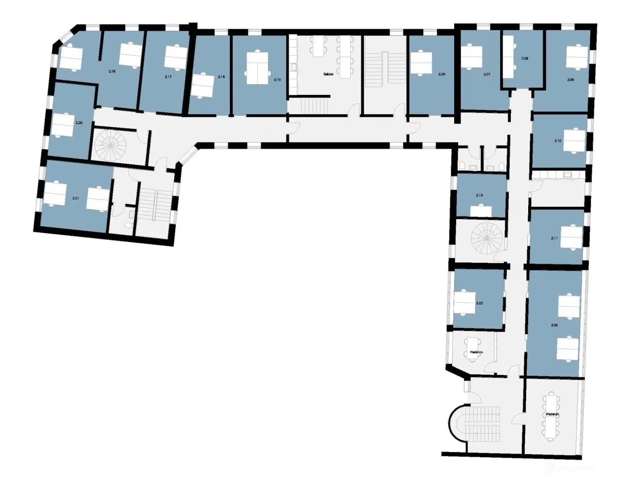 Billede 16 - EasyOffice Horsens, Tobaksgården - lokale 2.02