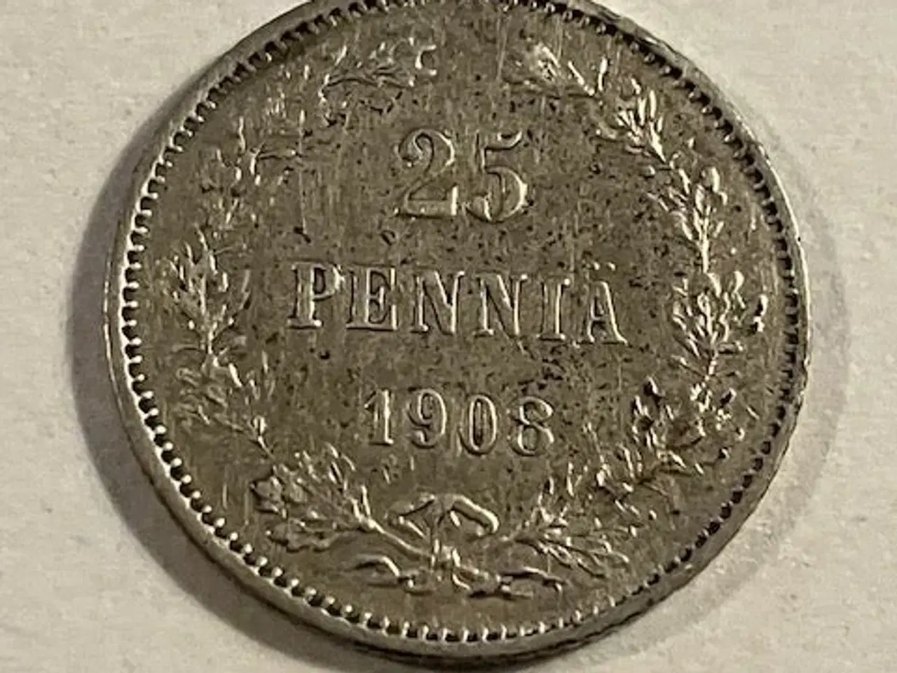 Billede 1 - 25 Pennia 1908 Finland