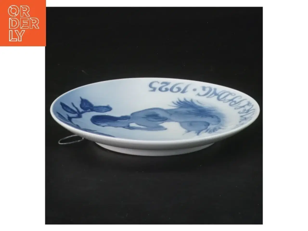 Billede 2 - Dekorativ tallerken med motiv fra Royal Copenhagen (str. Ø 13 cm)