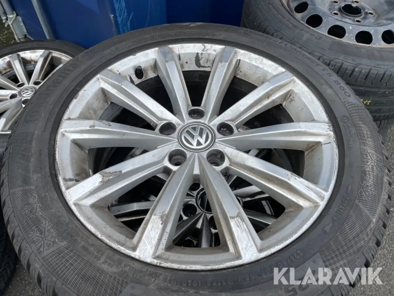 Billede 2 - Alu/stålfælge VW 5x112 7 sæt.