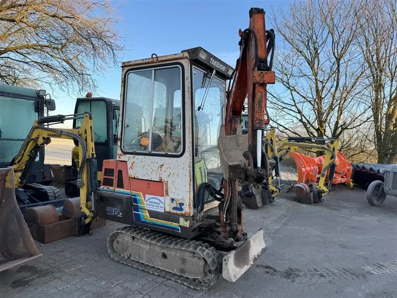 Billede 6 - Takeuchi TB 015 MED 3 SKOVLE OG HAMMER!