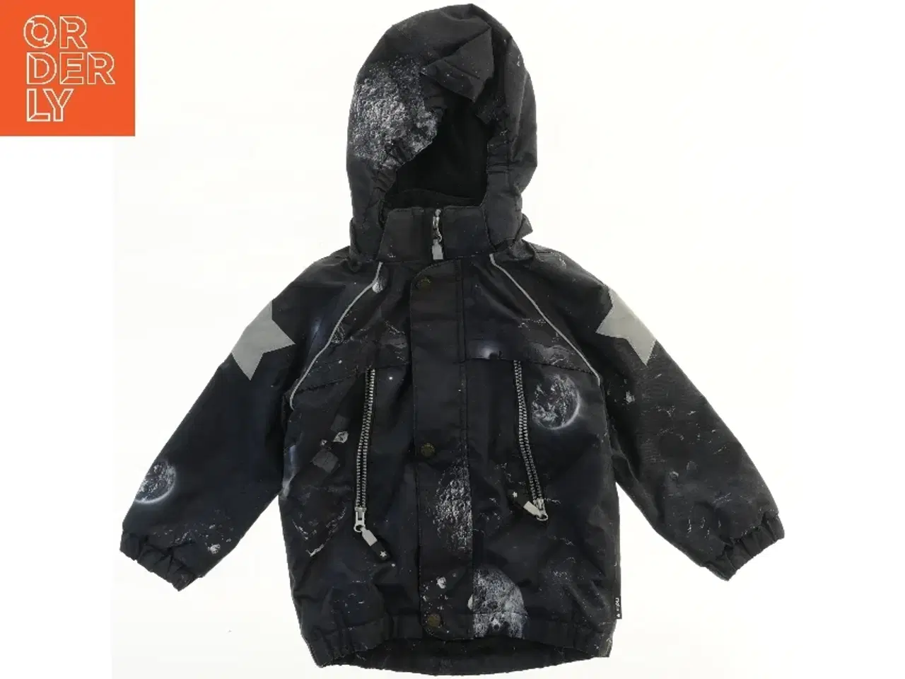 Billede 1 - Børnevinterjakke med stjernemønster fra Molo (str. 98)