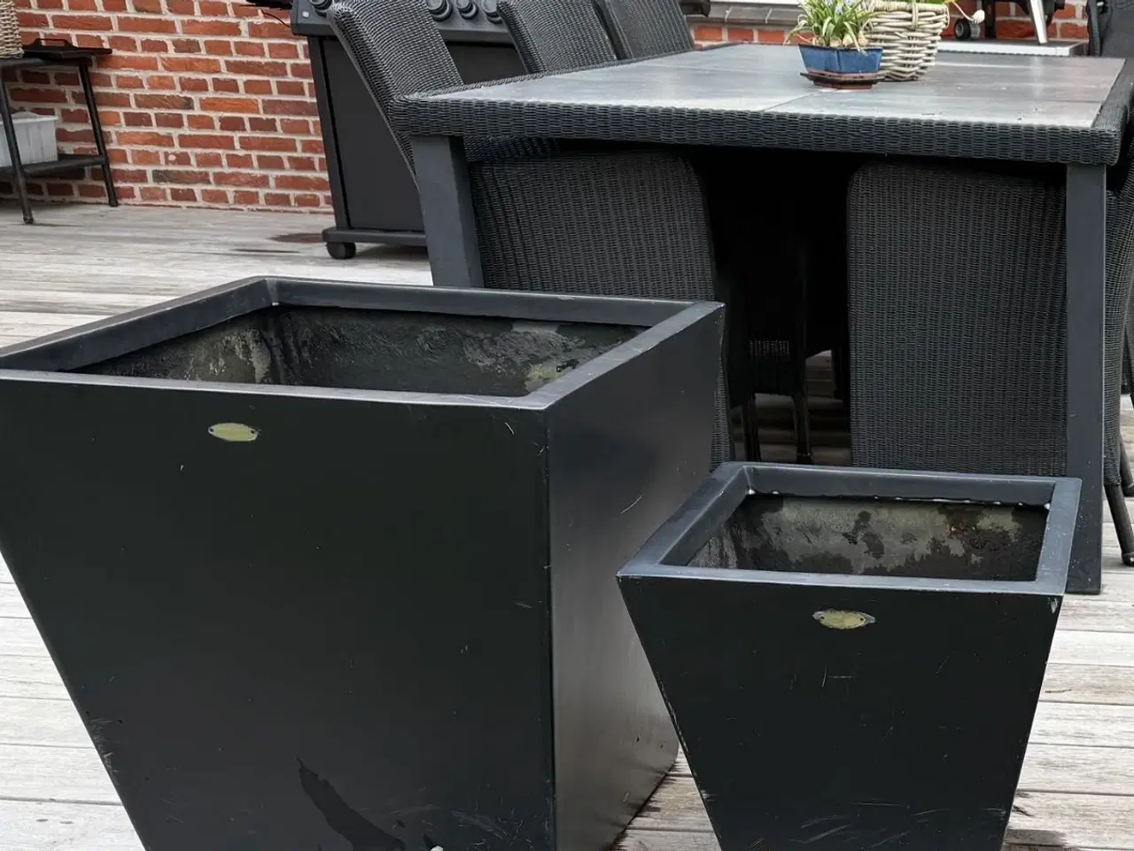 Billede 1 - Cane Line krukker - 3 stk