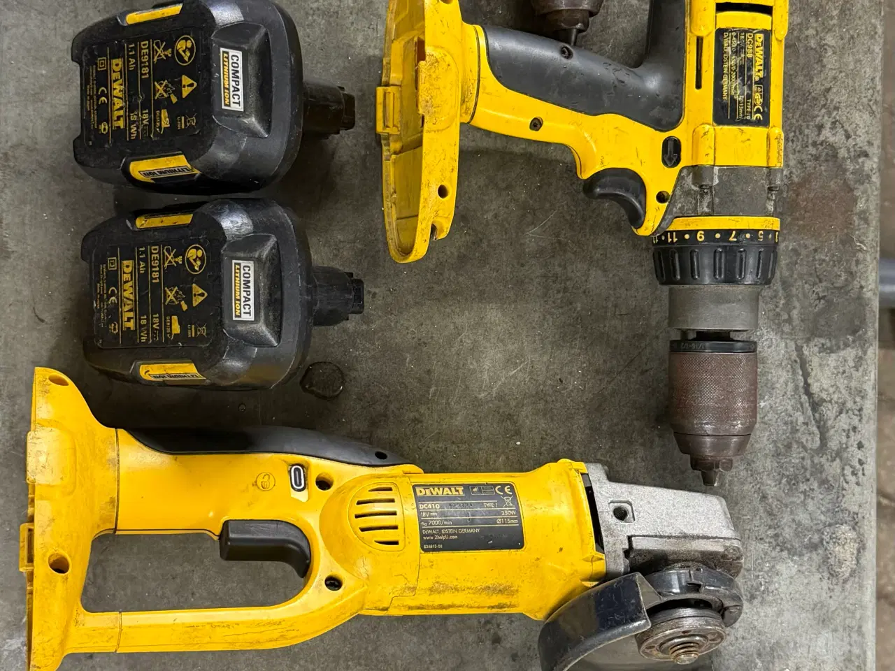 Billede 1 - DeWalt 18v bore maskine vinkel sliber