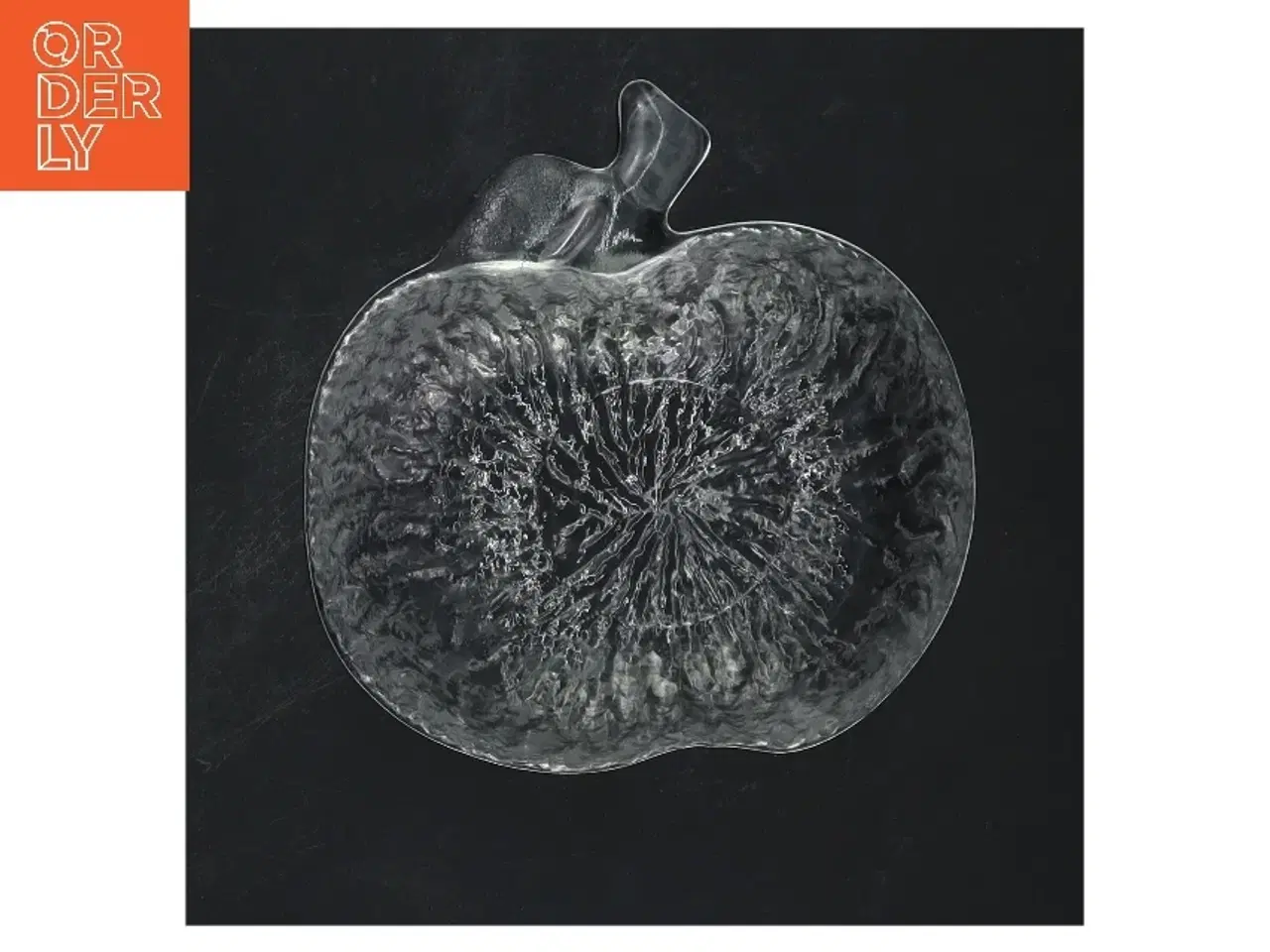 Billede 3 - Glasfad formet som æble (str. 13 cm)