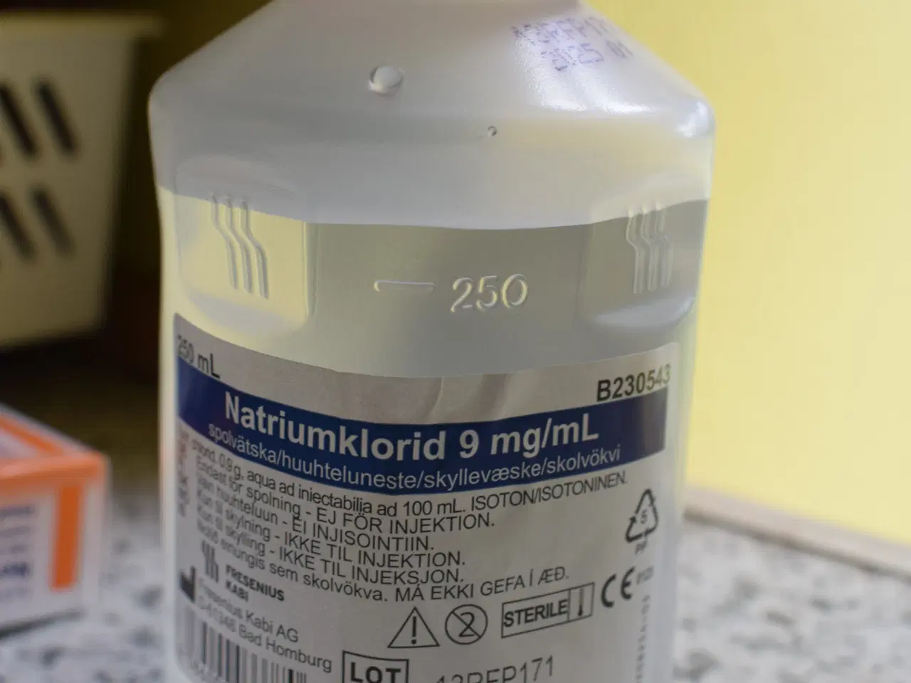 Billede 1 - Nattriumklorid 9 mg/ml  250 ml