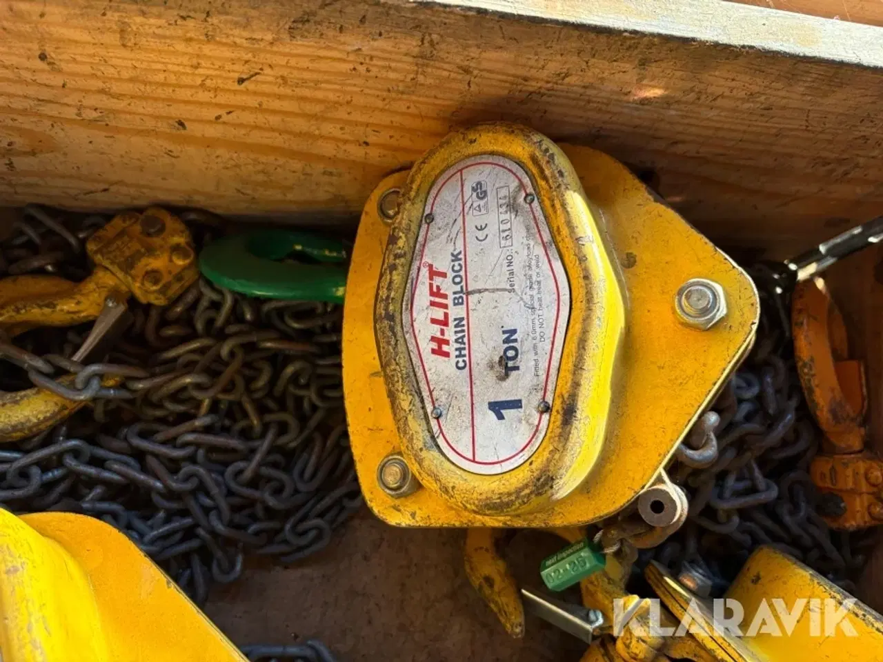 Billede 8 - Krantaljer H-Lift Chain block 10 styk - 1T