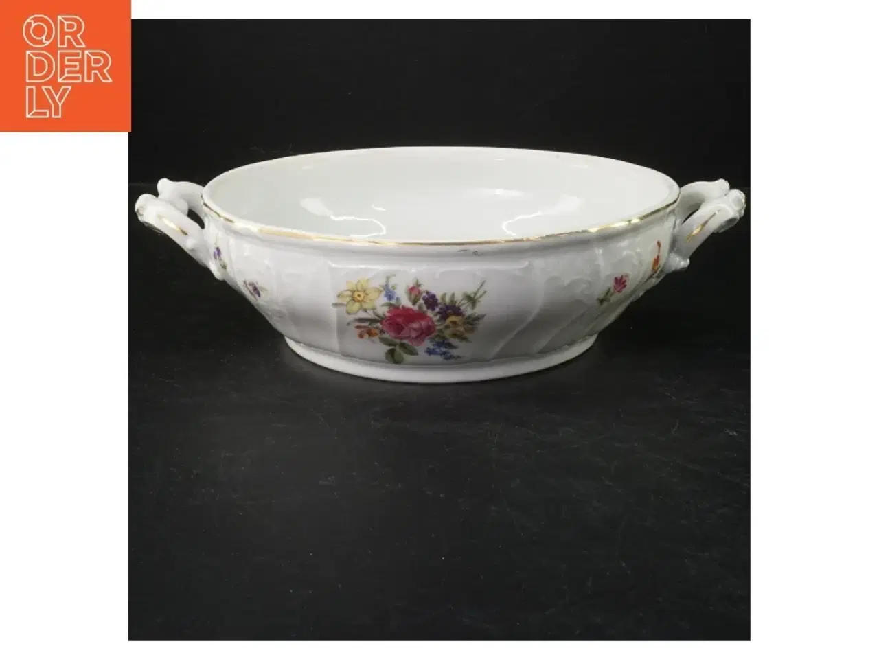 Billede 3 - Porcelænssuppegryde med låg fra H&C (str. Ø 22,5 cm)