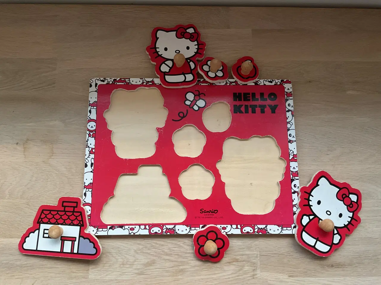 Billede 2 - Puslespil med hello kitty