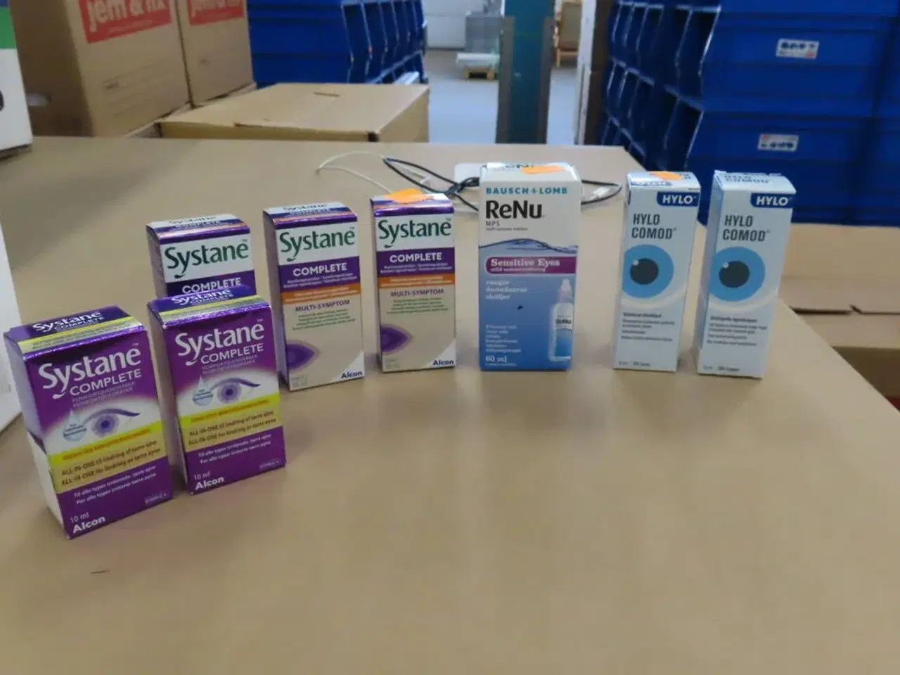 Billede 1 - 8 stk. Øjendråber SYSTANE / RENU / HYLO