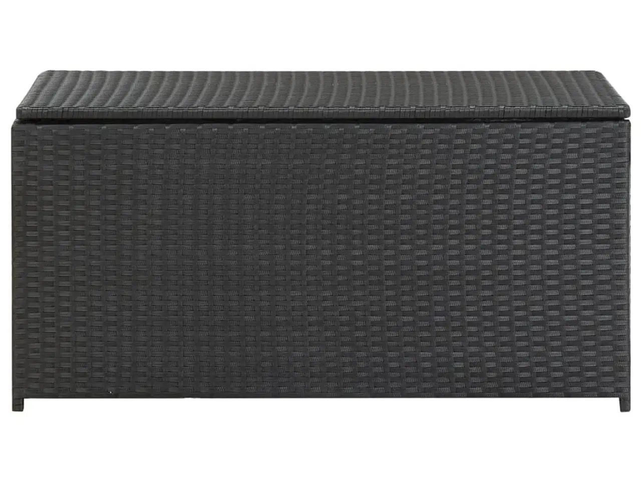 Billede 4 - Opbevaringskasse til haven 100x50x50 cm polyrattan sort