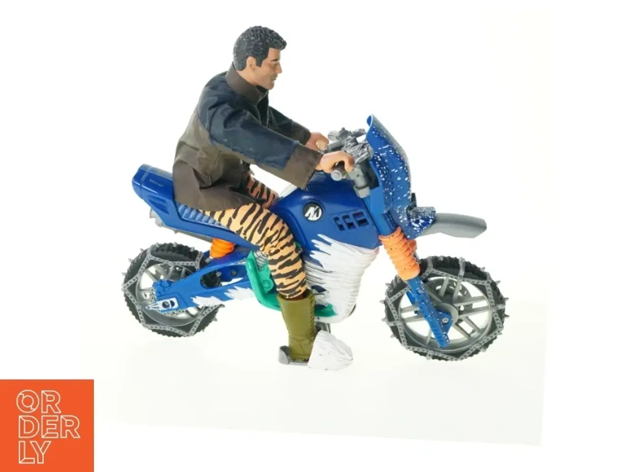 Billede 1 - Actionfigur på motorcykel fra Hasbro (str. 32 x 11 x 28 cm)