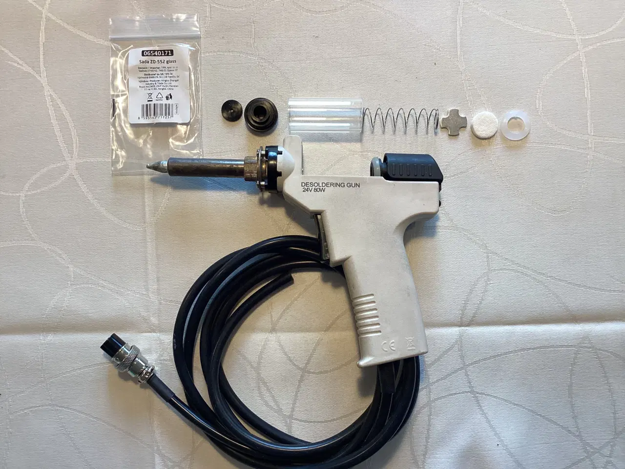 Billede 3 - Nyrenoveret Udloddekolbe / Desoldering Gun 24V 80W