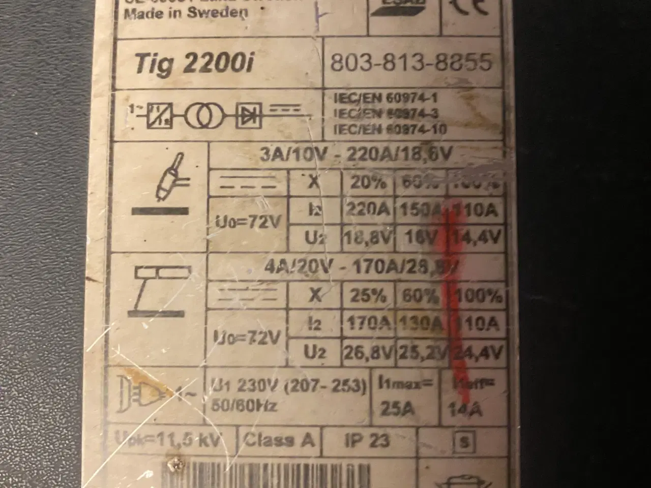 Billede 4 - Esab 2200 Tig-Svejser