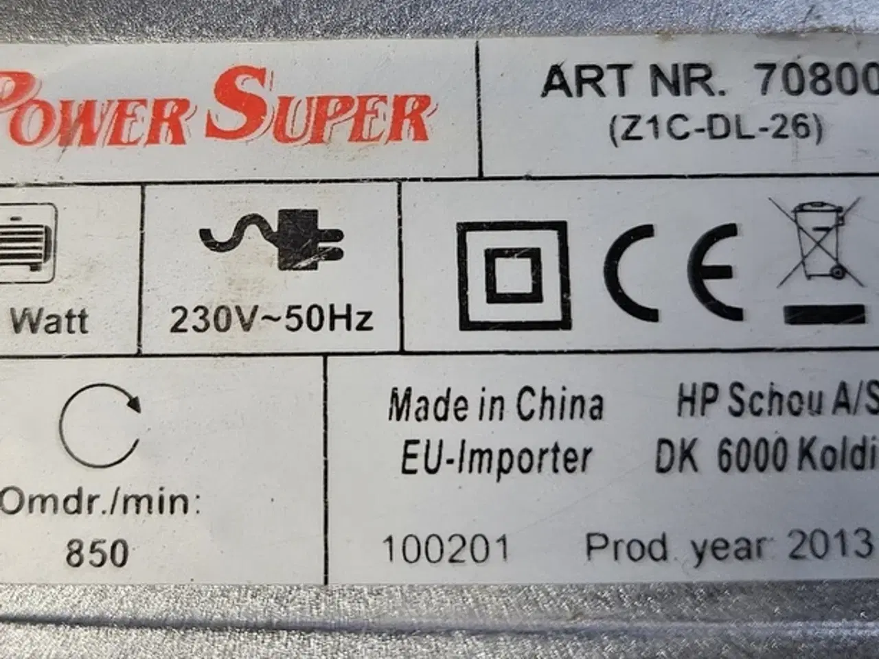 Billede 2 - PowerPlus bore-/mejselhammer med SDS+ system 