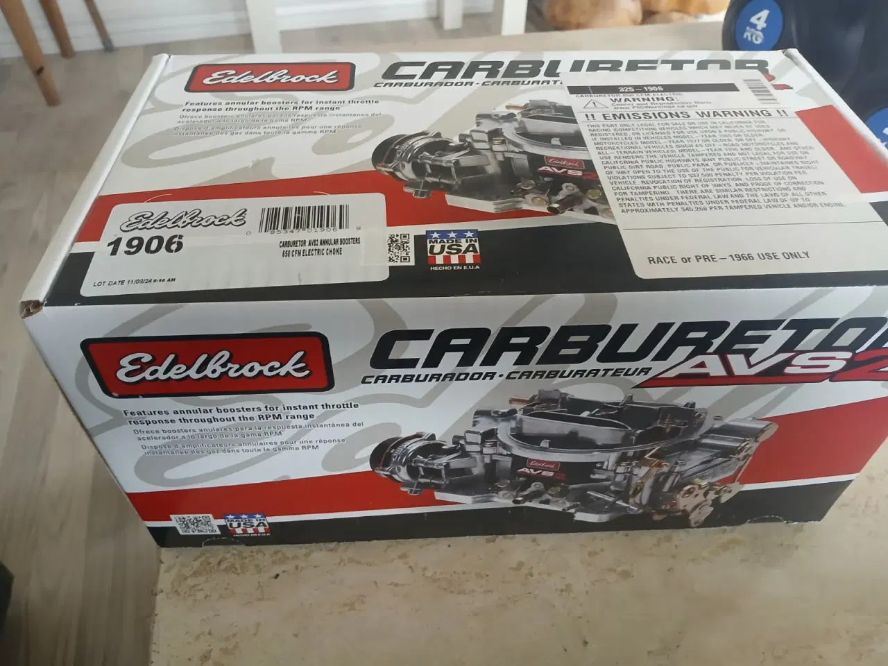 Billede 1 - Edelbrock AVS2