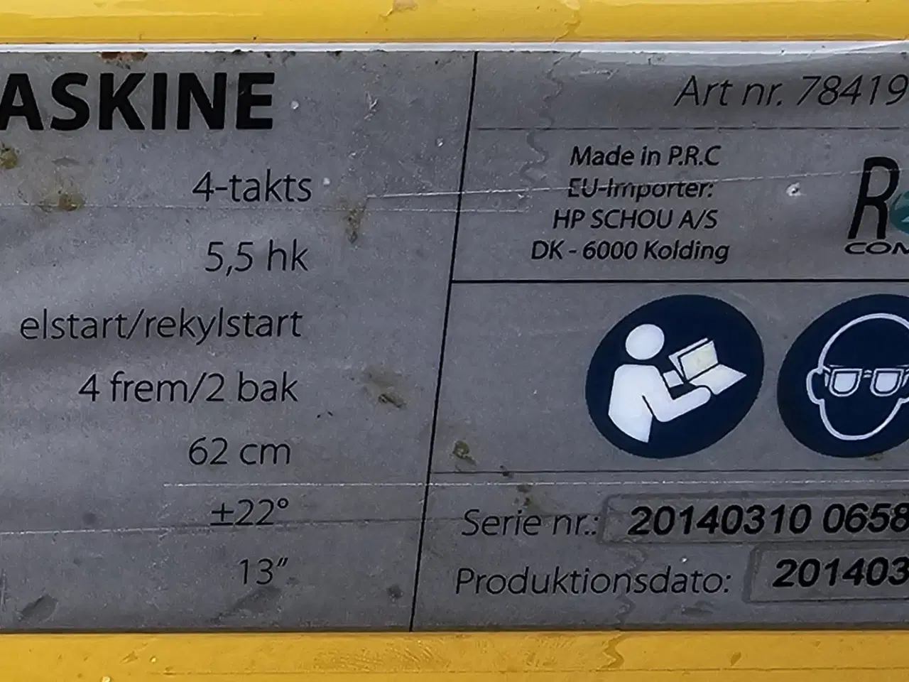 Billede 3 - Fejemaskine med sneslynge
