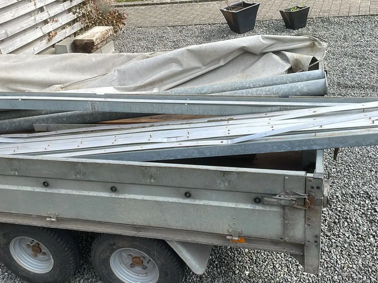 Billede 7 - Væghængt carports ramme