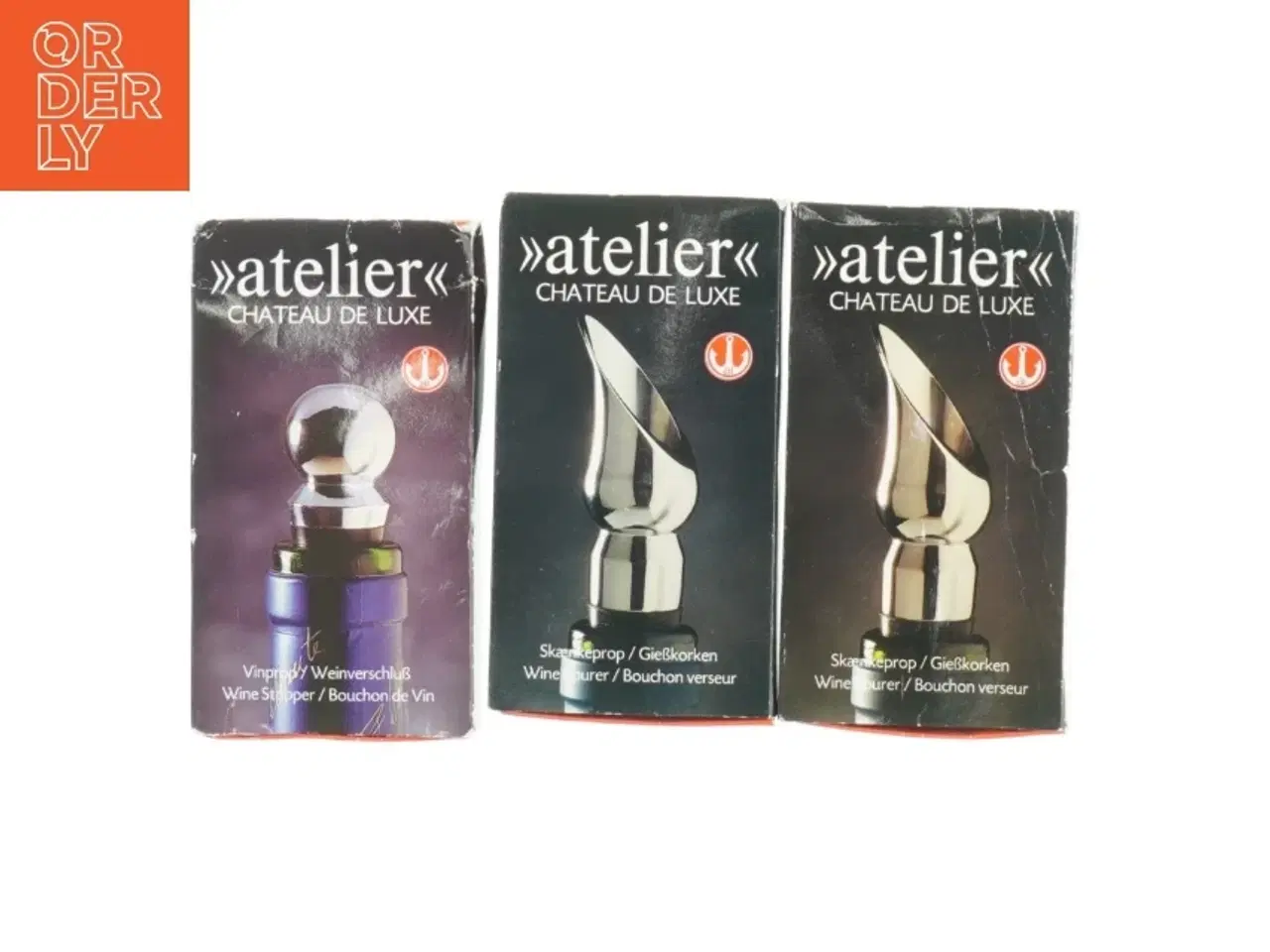 Billede 1 - Vinpropper og skænkepropper fra Atelier (str. 8 cm)