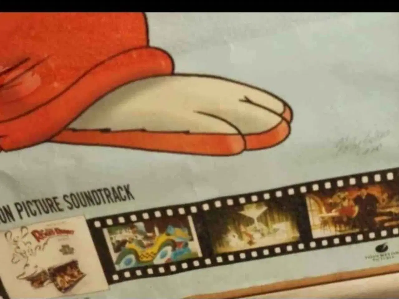 Billede 5 - Who Framed Roger Rabbit promotion plakat 1988 