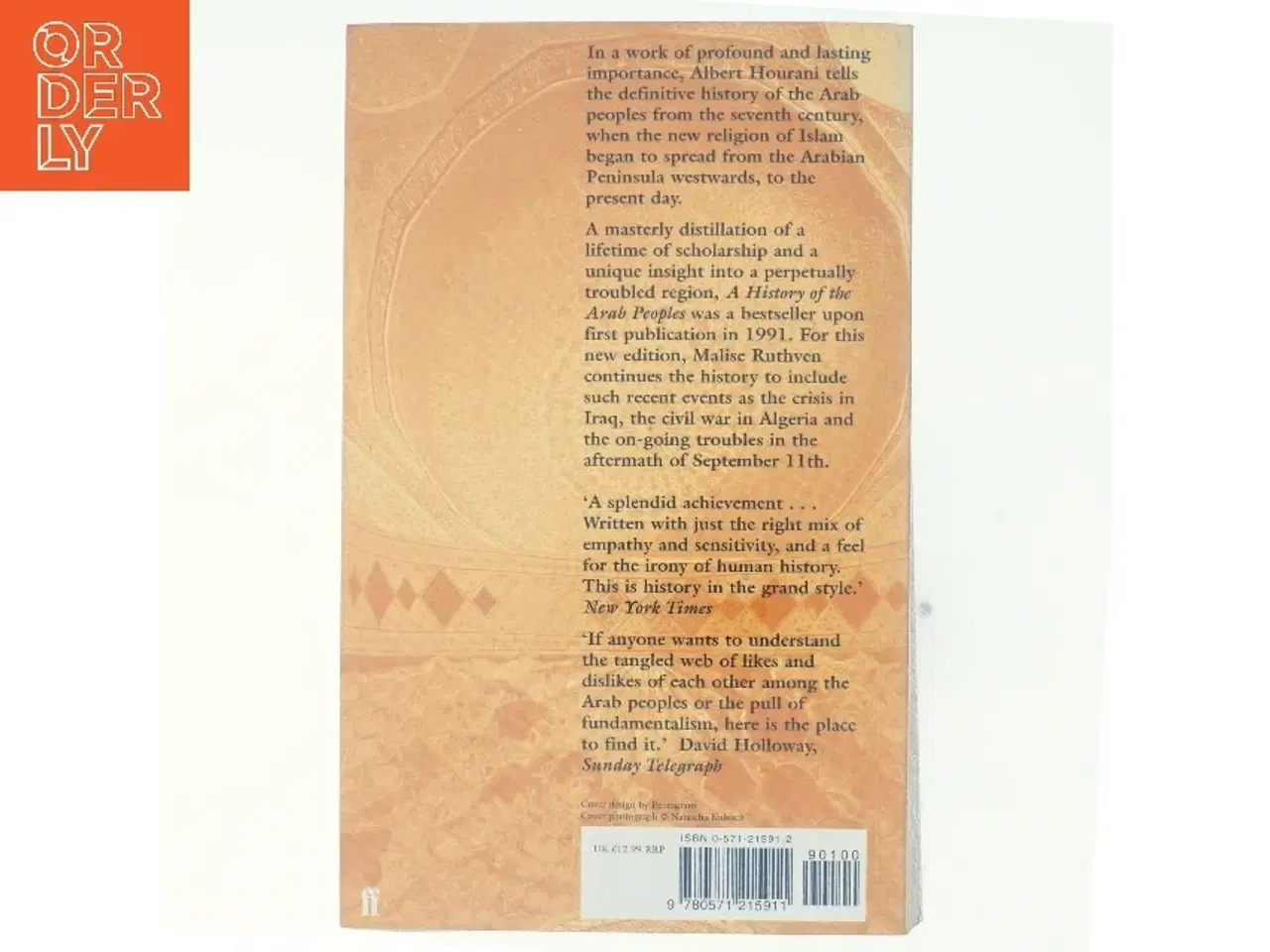 Billede 3 - A History of the Arab Peoples af Albert Hourani, Malise Ruthven (Bog)