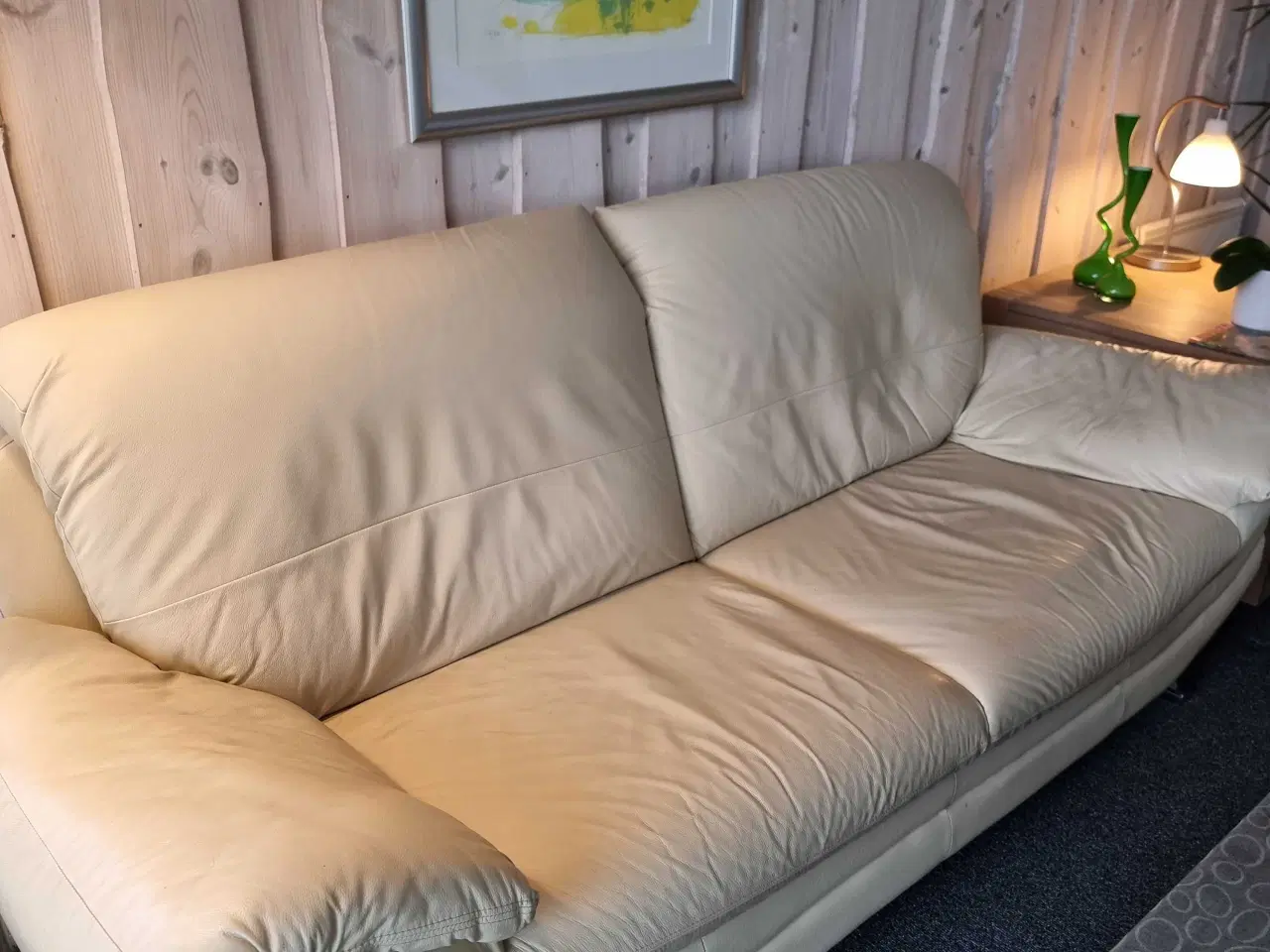 Billede 2 - Lædersofa