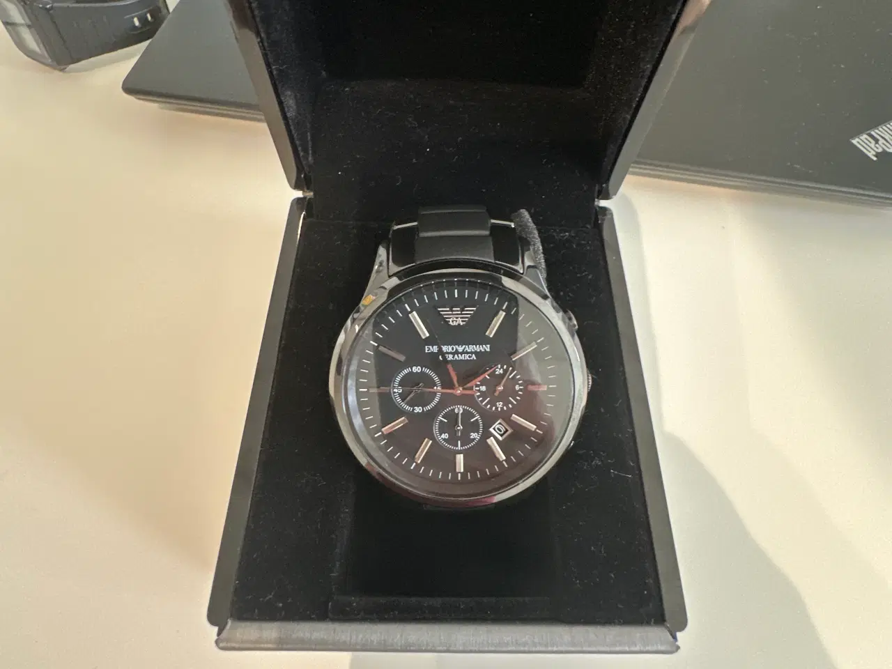 Billede 3 - Ur Giorgio Armani Kronograf schwarz AR1451