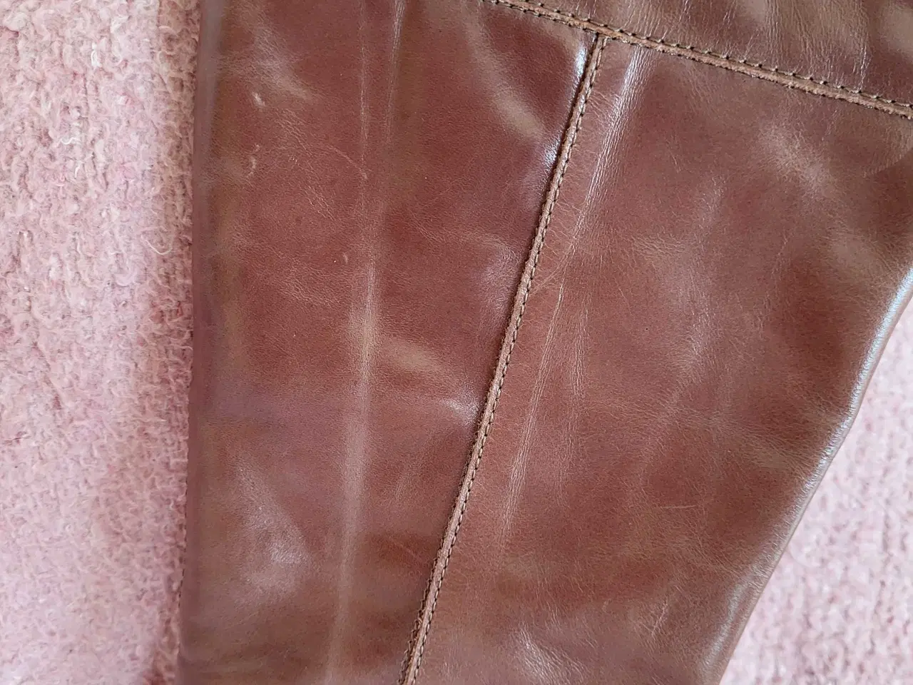 Billede 13 - Elegante langskaftede læderstøvler 