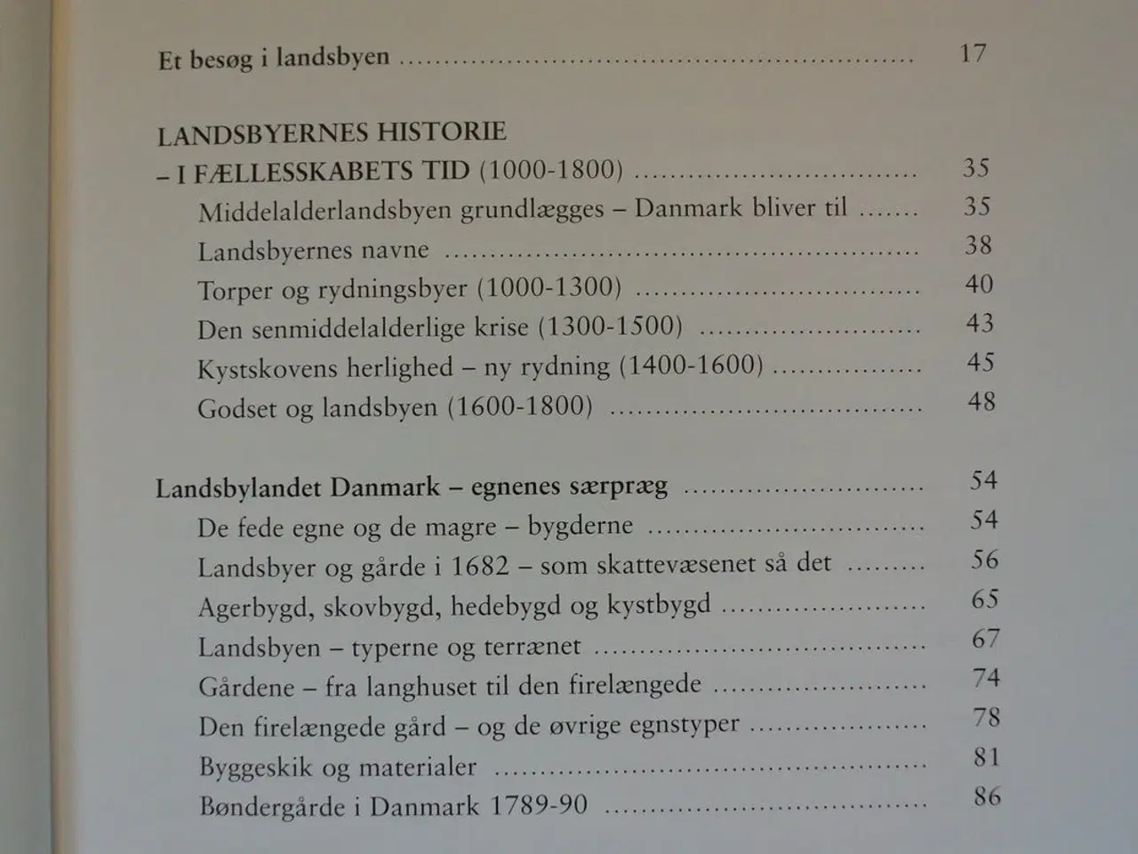Billede 2 - danske landsbyer, af erland porsmose, emne: histor