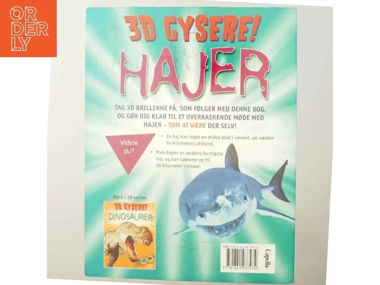 Billede 3 - 3D gysere! Hajer (Bog)