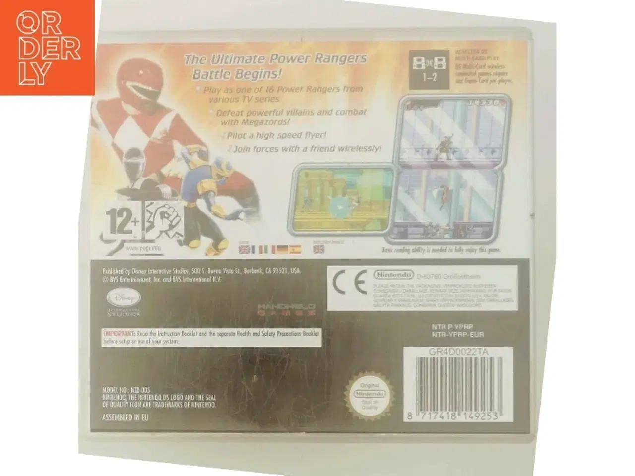 Billede 3 - Power Rangers Super Legends. Nintendo DS