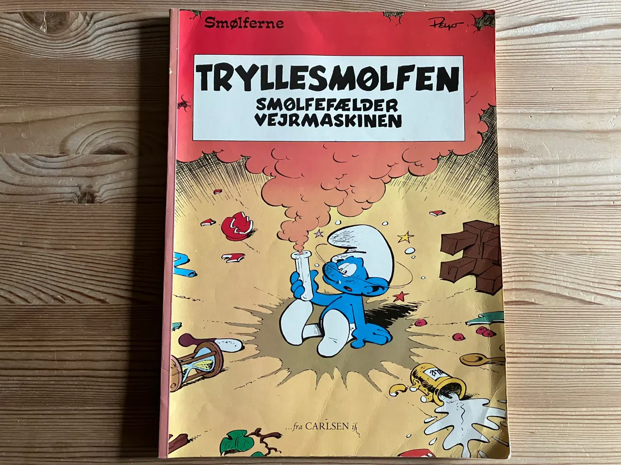 Billede 2 - 16 gamle tegneseriealbum, Smølferne, Frændeløs