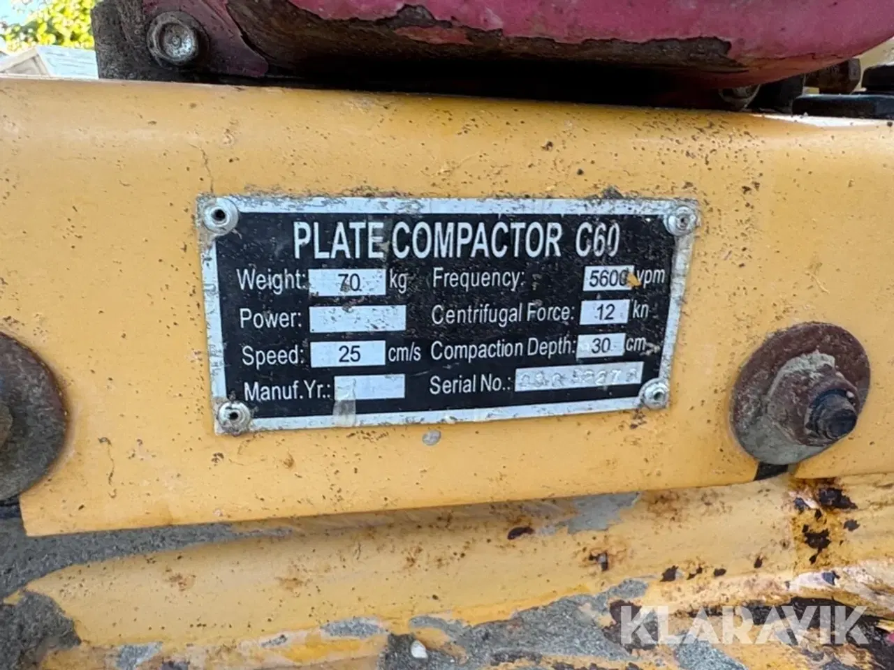 Billede 5 - Pladevibrator C60