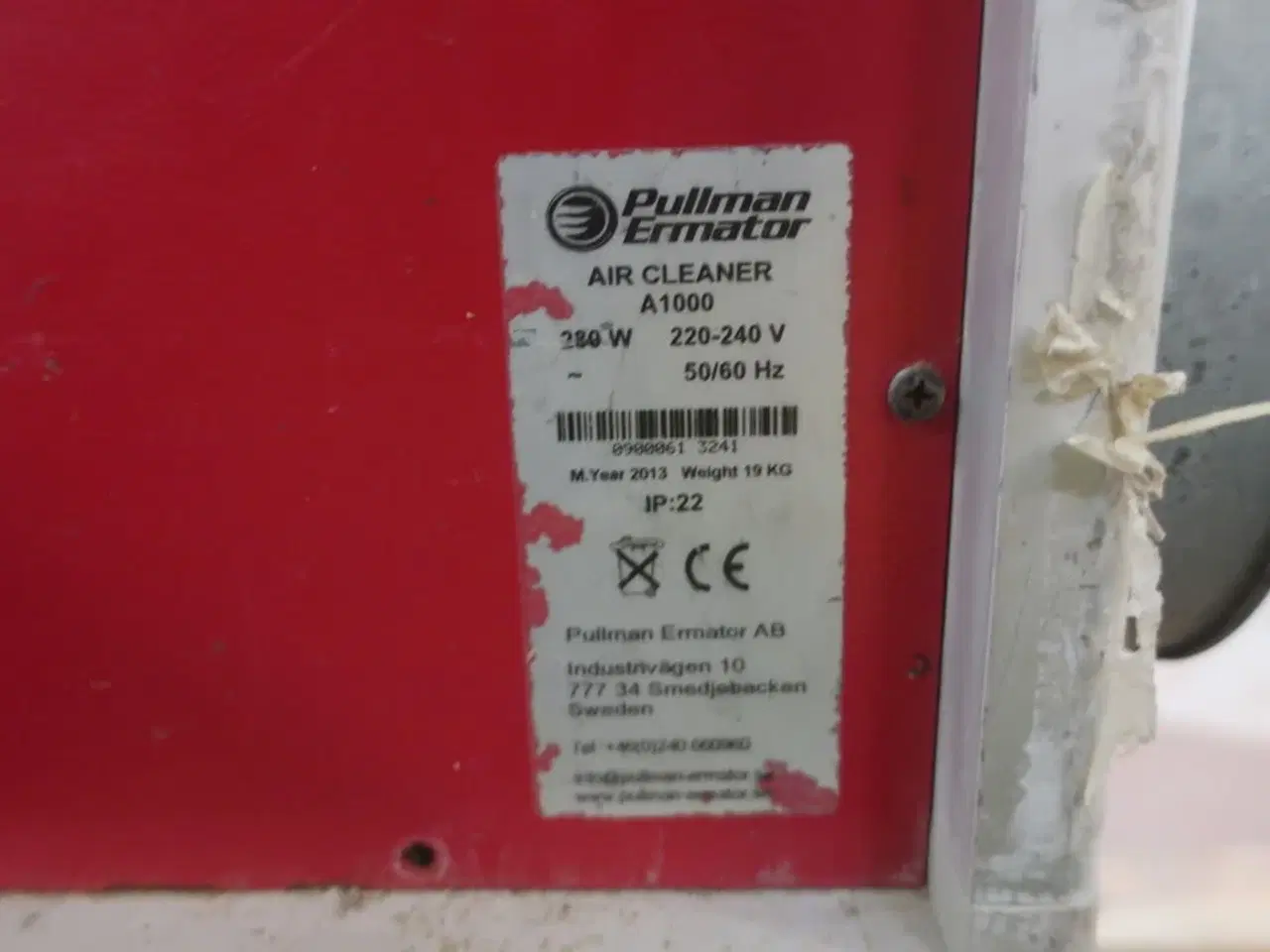 Billede 2 - Luftrenser PULMAN ERMATOR A1000