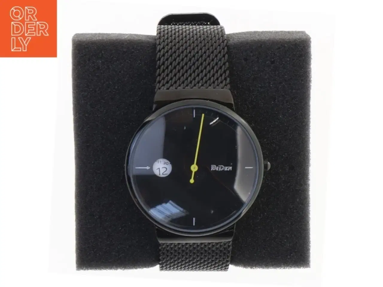 Billede 1 - Designer armbåndsur med mesh-lænke fra BiDen (str. 23,5 cm)