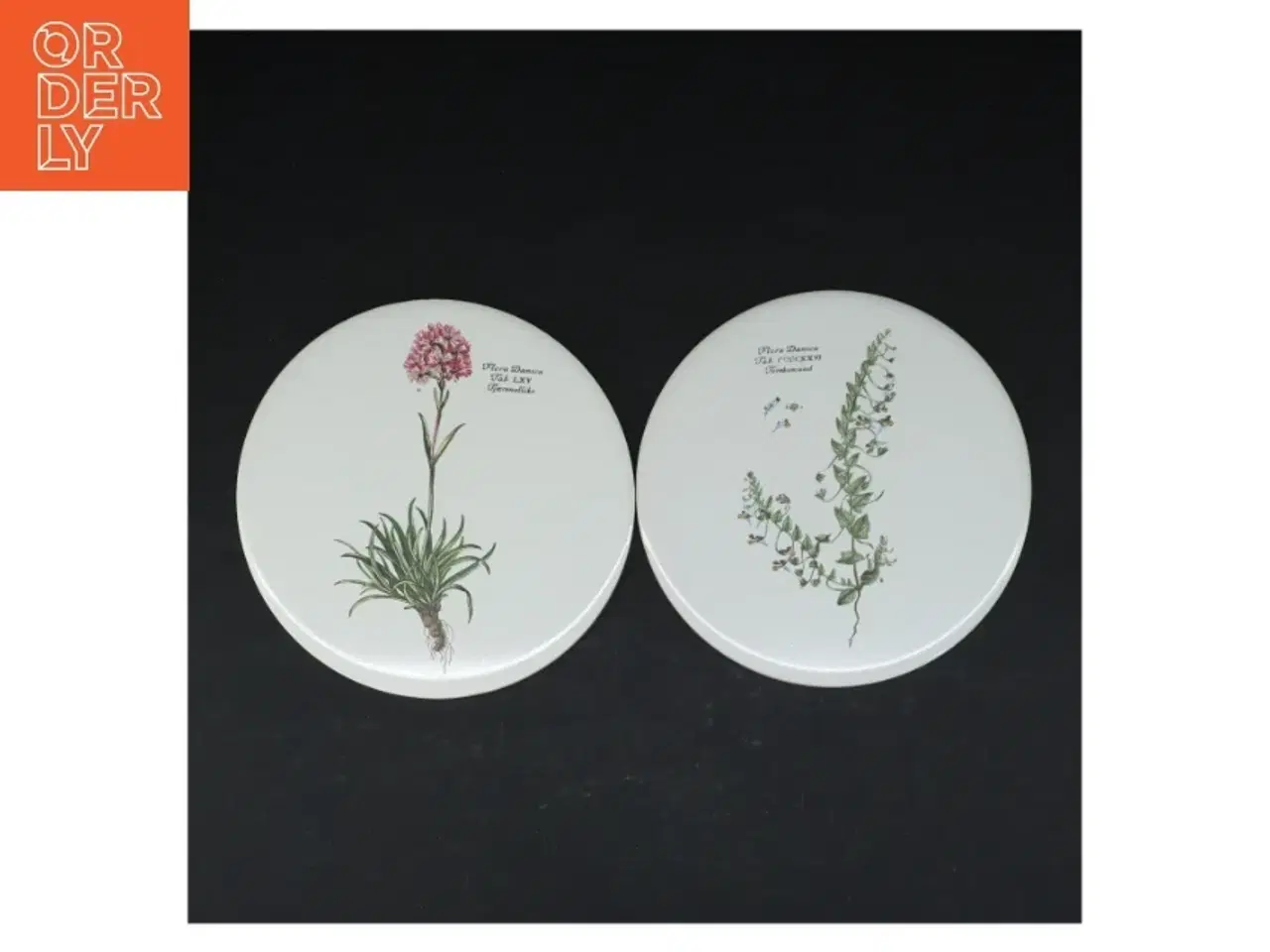 Billede 1 - Flora Danica tallerkener (str. 2 styk. ø. 15,5 cm)