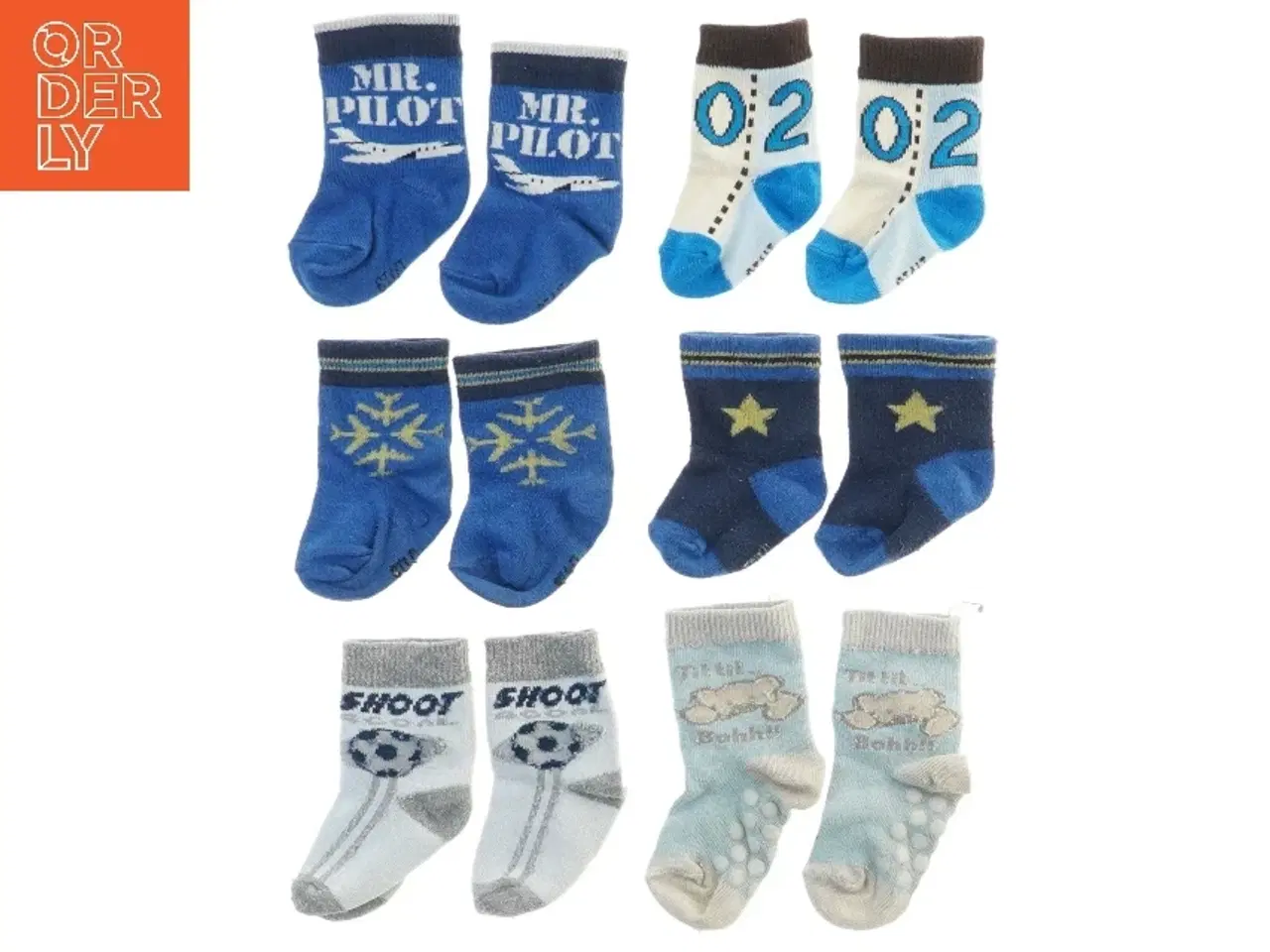 Billede 2 - Babystrømper sæt (str. ca. 11-14 cm)